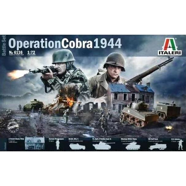 6116 Italeri 1/72 Operation Cobra WWII Battle Set