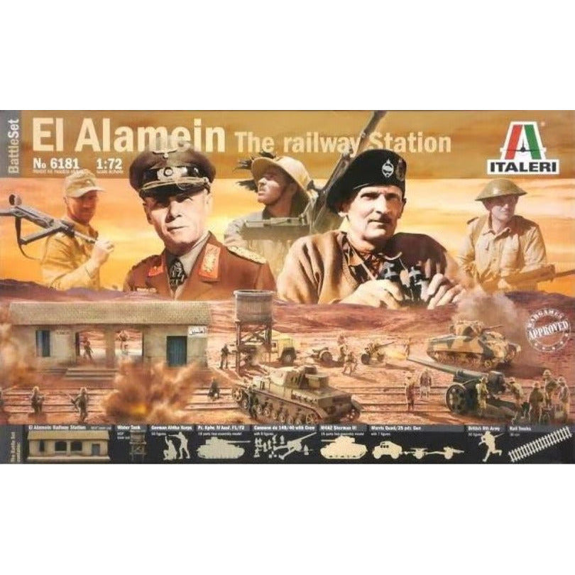 6181 Italeri 1/72 El Alamein Battle Railway Station Diorama