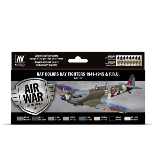 71162 Vallejo RAF colors Day Fighters 1941-1945 & P.R.U.