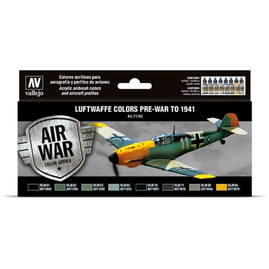 71165 Vallejo Luftwaffe colors pre-war to 1941