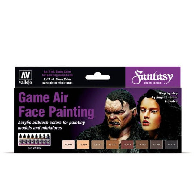 72865 Vallejo Game Air Face Painting Set