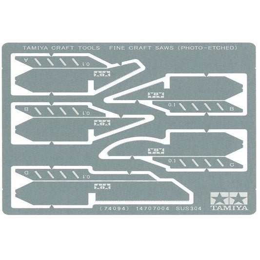 74094 Tamiya .1MM Precision Craft Saw Set I (Sawing)