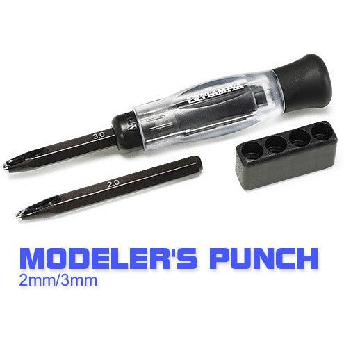 74122 Tamiya Modellers Punch 2 & 3mm