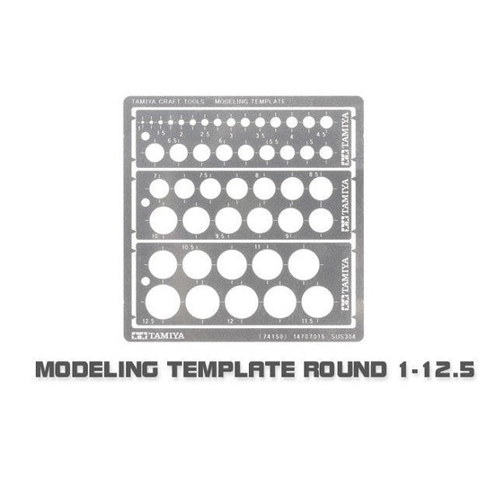 74150 Tamiya Modeling Template Round 1-12.5