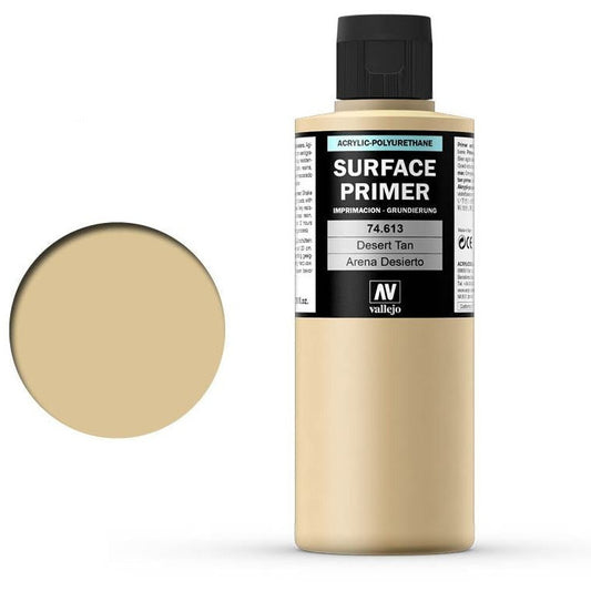 74613 Vallejo Primer Desert Tan Acrylic Polyurethane 200ml