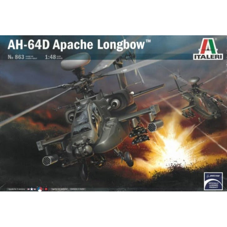 Italeri 1/48 AH-64D Apache Longbow 863 – Injection Models Now