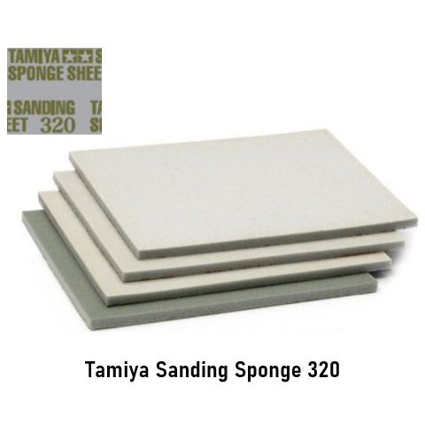 87163 Tamiya Sanding Sponge 320 (1 Sheet)