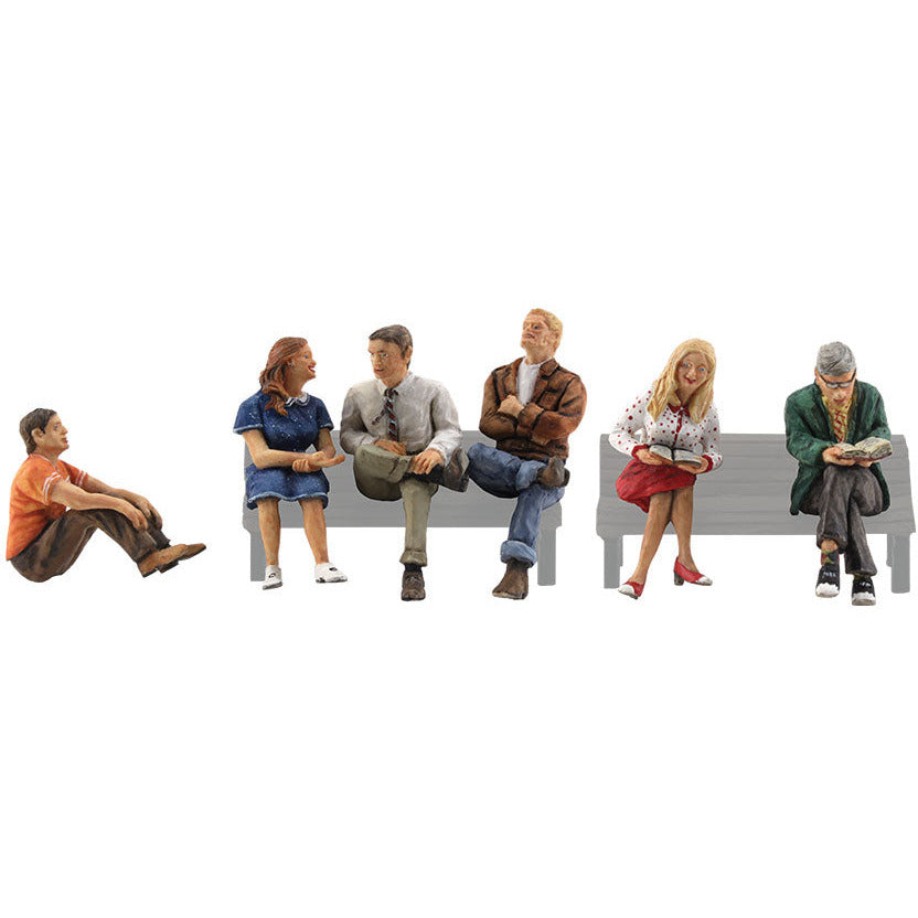 A2129 Woodland Scenics N Scale People Sitting