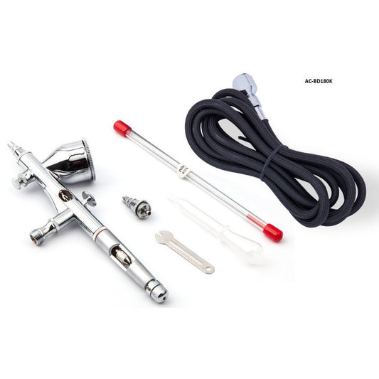 AC-BD180K Fengda Gravity Fed Airbrush With All Accessories