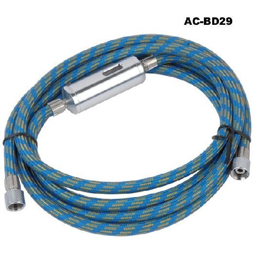 AC-BD29 Fengda Black 3 Metre Air Hose With Moisture Trap