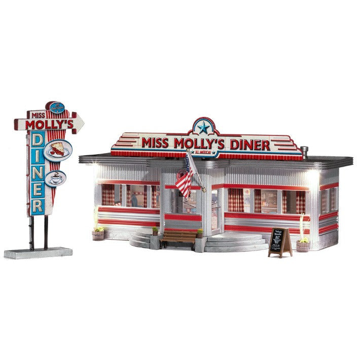BR4956 Woodland Scenics N Scale Miss Molly's Diner