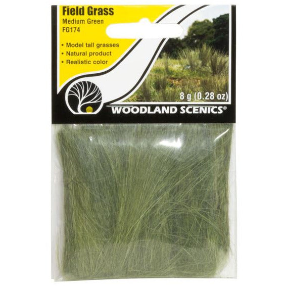 FG174 Woodland Scenics Medium Green Field Grass