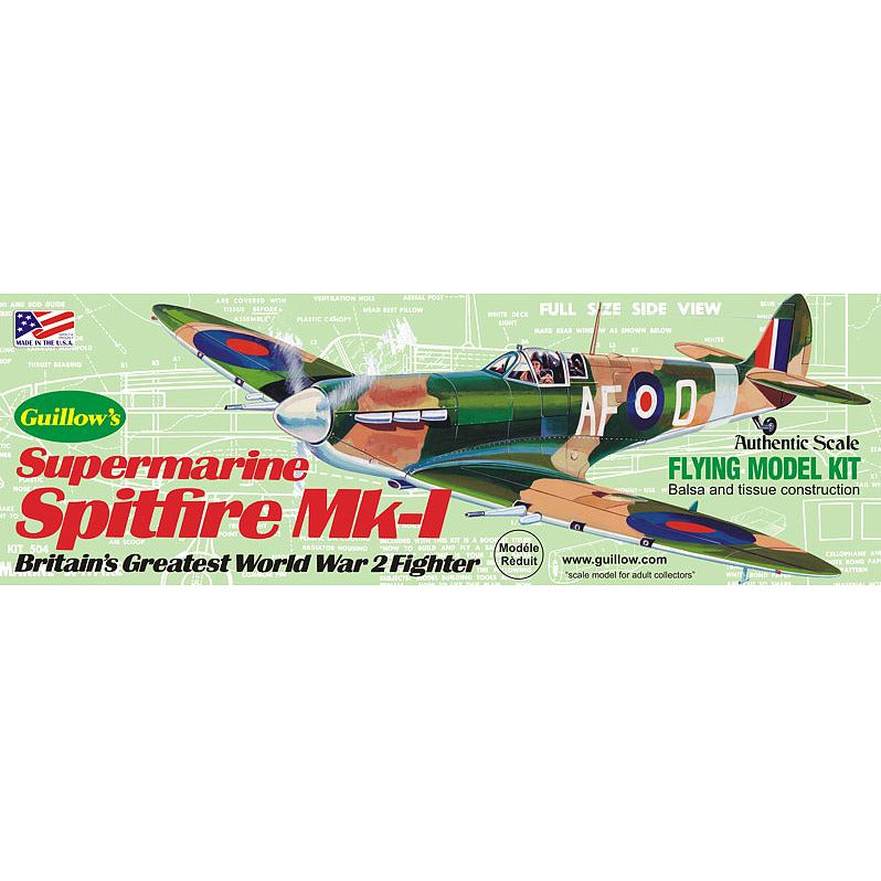 GUI 0504 Guillows 1/32 Spitfire Mk1