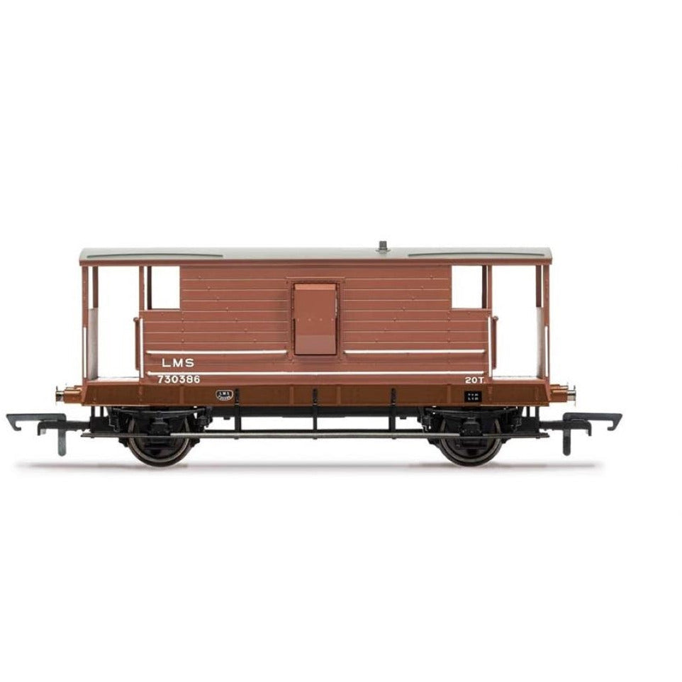 Hornby LMS, D1919 20T Brake Van, 730386 - Era 3 R6935