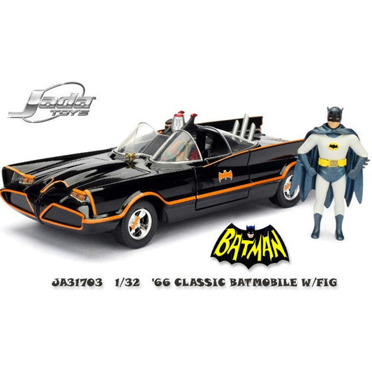 31703 Jada 1/32 '66 Classic Batmobile With Figure