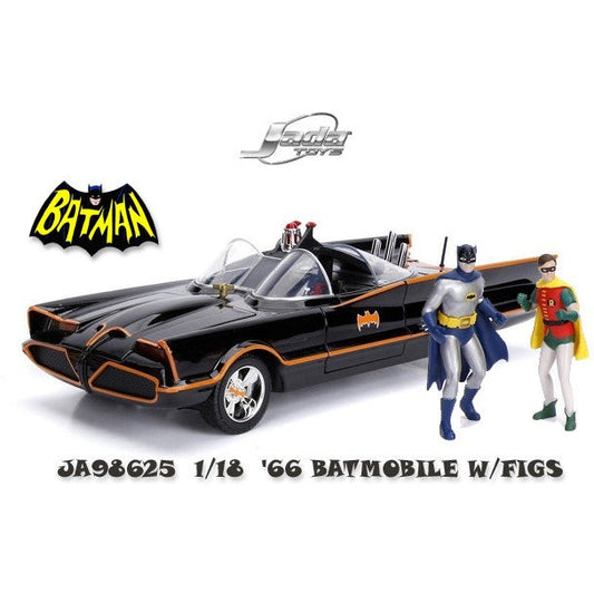 98625 Jada 1/18 Batmobile - '66 Batmobile With Figures
