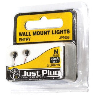 JP5659 Woodland Scenics N Entry Wall Mount Lights