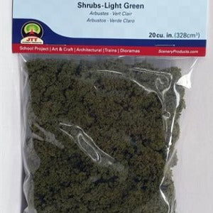 95266 JTT Shrubs Light Green 328cm3