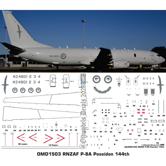 OMD1503 1/144 RNZAF P-8A Poseidon