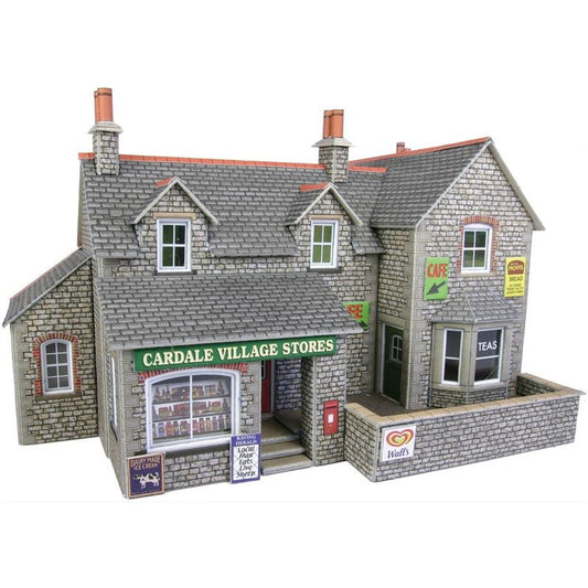 PO254 Metcalfe [OO] Village Shop & Cafe card kit