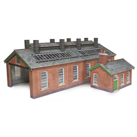 PO313 Metcalfe [OO] Double Track Brick Engine Shed Kit