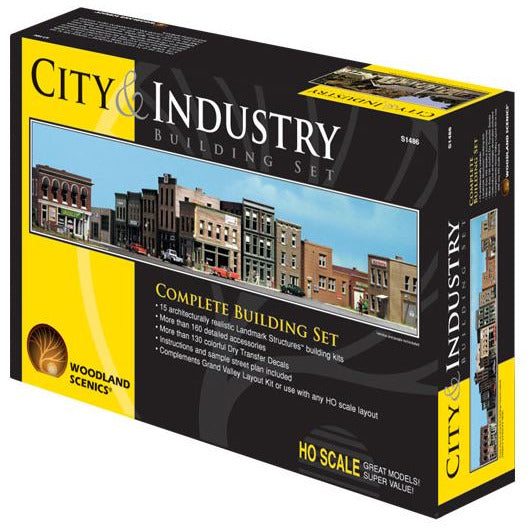 DPM S1486 Ho Scale City & Industry Building Kit