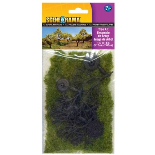 SP4193 Woodland Scenics Scene-A-Rama 1 1/4-3" Tree Kit (5)