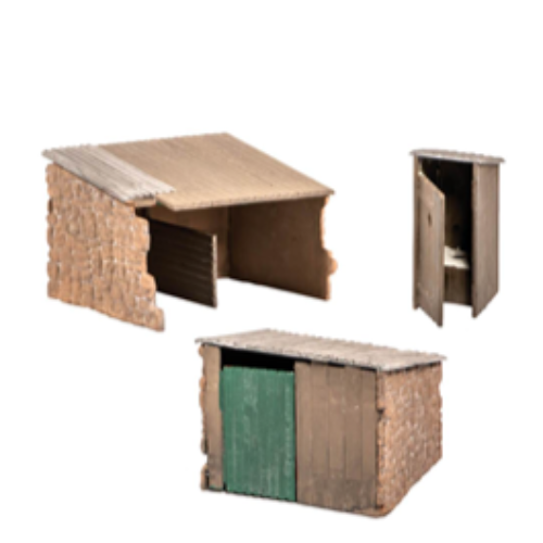 Wills SS19 OO Scenic Series Kit Grotty Huts & Privy