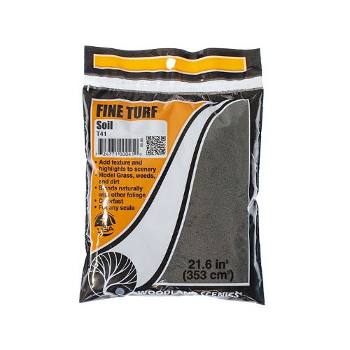 T41 Woodland Scenics Fine Turf Soil
