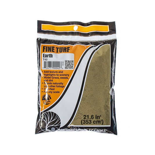 T42 Woodland Scenics Fine Turf Earth