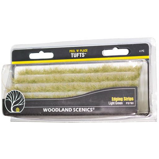 FS780 Woodland Scenics Light Green Edging Strips