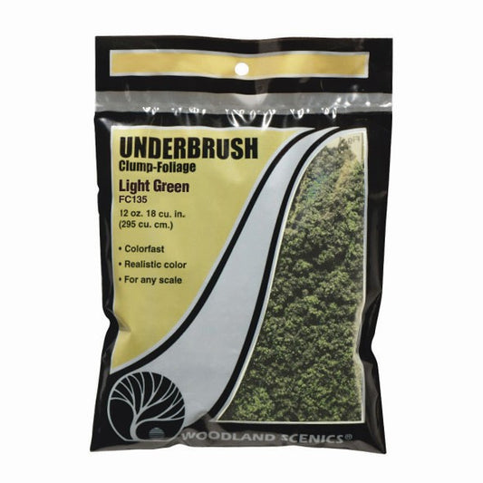 FC135 Woodland Scenics Light Green Underbrush