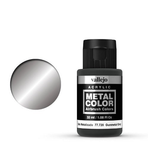 77720 Vallejo Metal Colour 720 32ml Gunmetal Grey