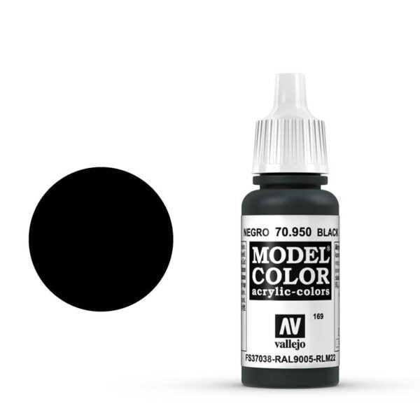 169 Vallejo Black 17ml