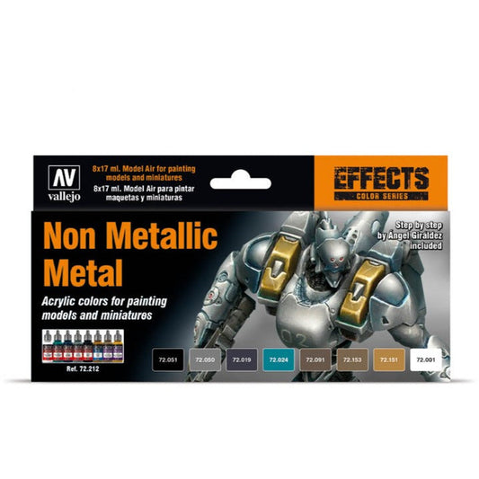 72212 Vallejo Non Metallic Metal Paint Set