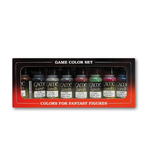 73998 Vallejo Game Colour Washes Set (8) 