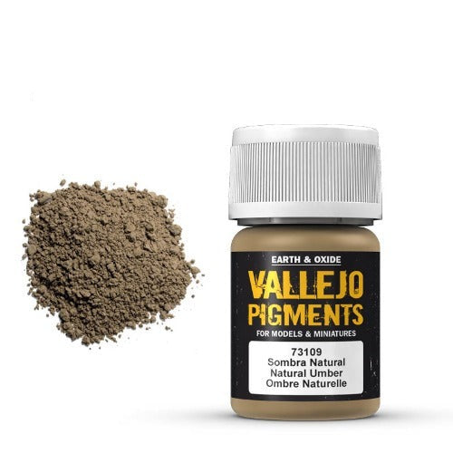 73109 Vallejo Pigment Natural Umber 30ml