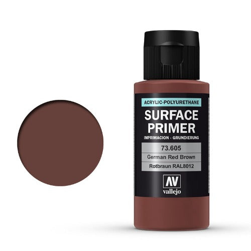 73605 Vallejo Primer German Red Brown Acrylic 60Ml