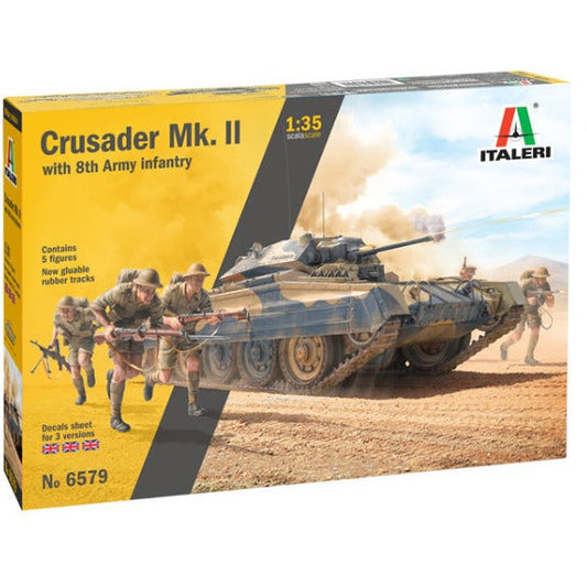 6579 Italeri 1/35 Crusader Mk.II W/8Th Army